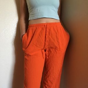 Fun orange pants